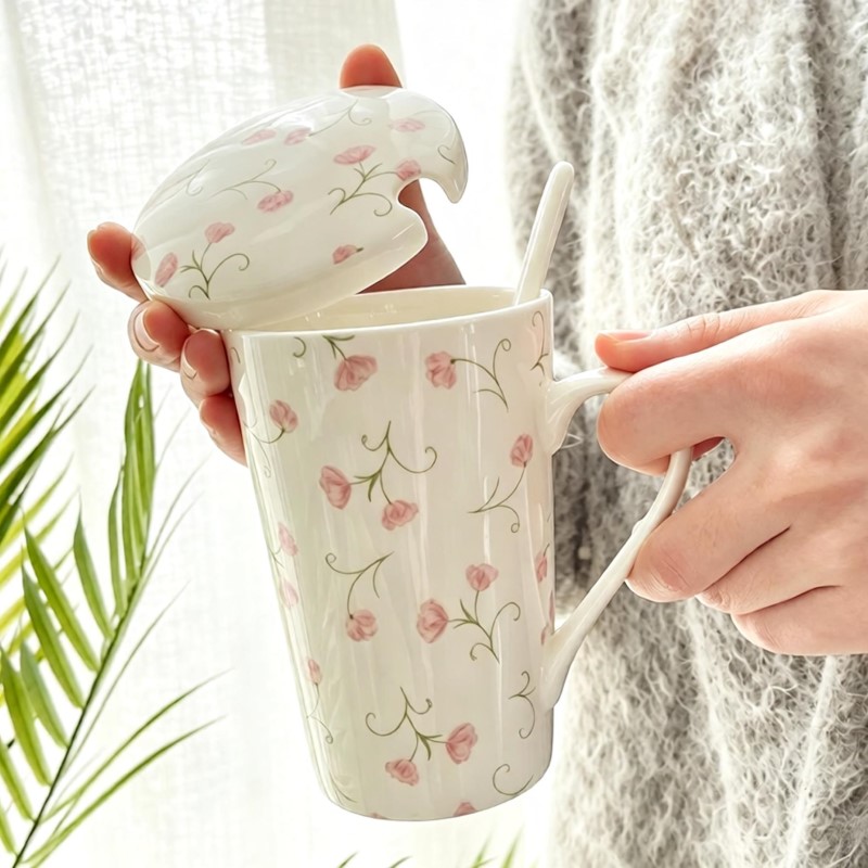 Mule Copper Mug - 500ML. ince kemik çini kahve termo