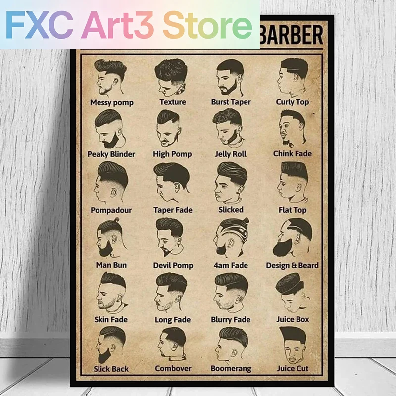 Home Barbershop - Çerçevesiz, Retro Saç Kesimi Çeşitleri Berber
