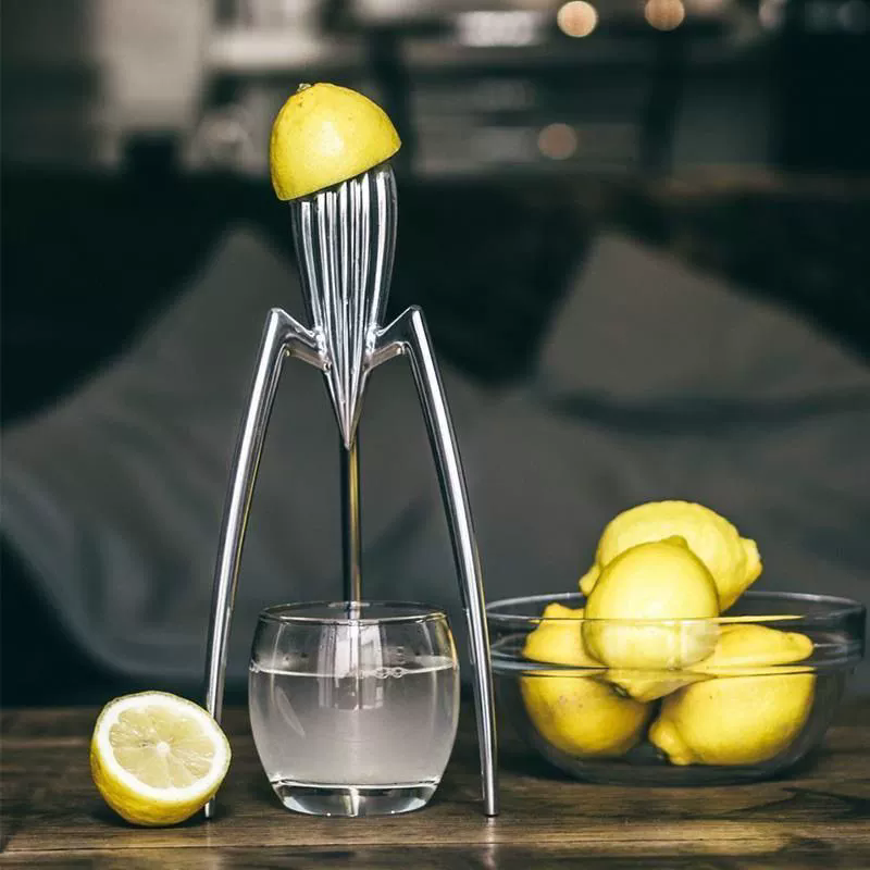 Citrus Juicer Bar - Ahtapot Modern Sade Gümüş El Yapımı