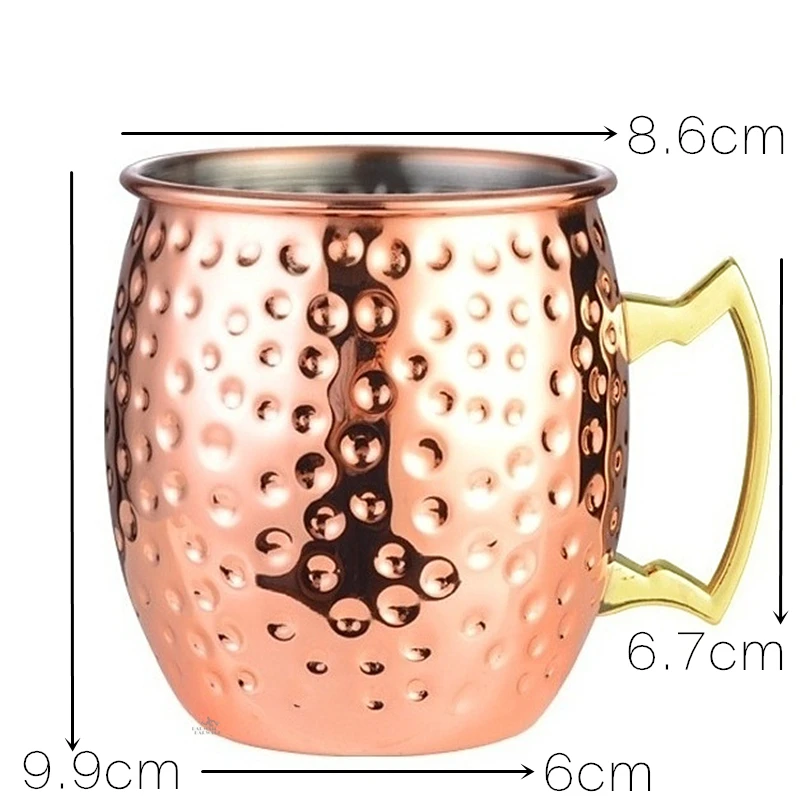 4 adet 550ml Çekiçlenmiş Bakır - Mule Copper Mug incelemesi ve fiyatı