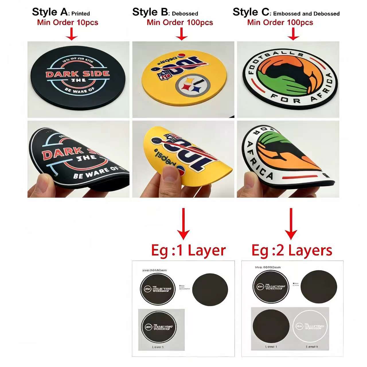 Özel Şekilli Kauçuk Bardak Alt - Bar Mat Rubber incelemesi ve fiyatı