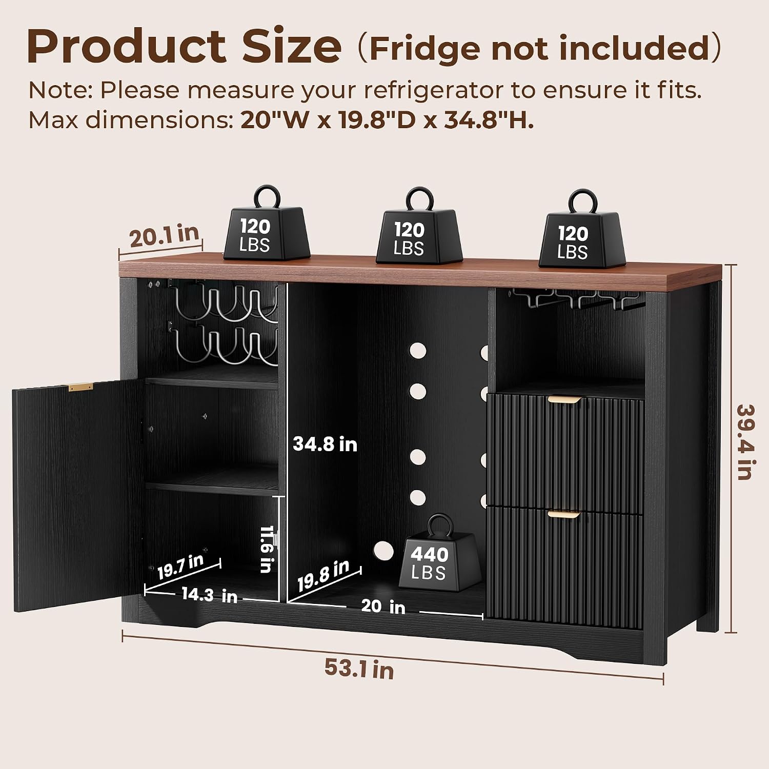 Mini Buzdolabı Alanlı Kahve Ba - Home Bar And Fridge incelemesi ve fiyatı
