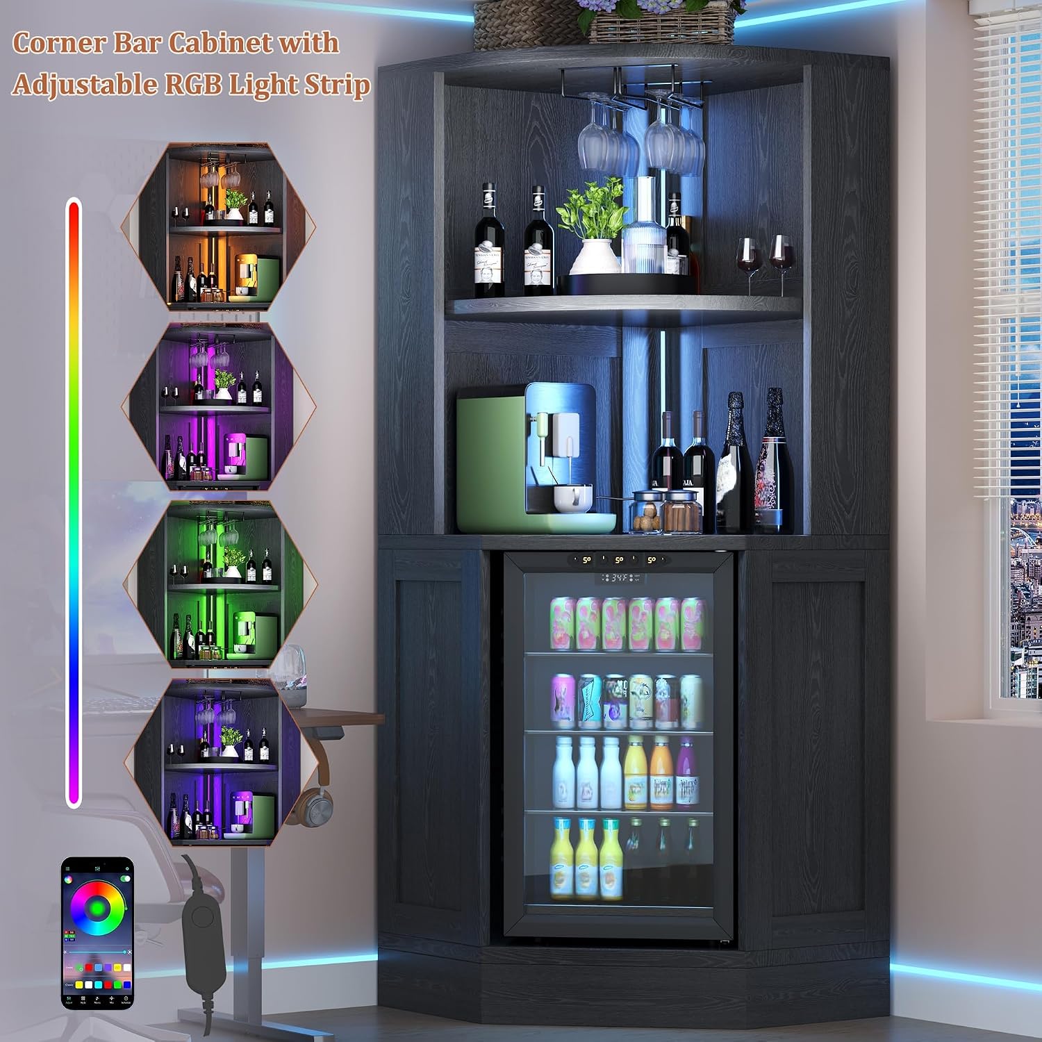 Buzdolabı Alanlı Köşe Bar Dola - Home Bar And Fridge incelemesi ve fiyatı