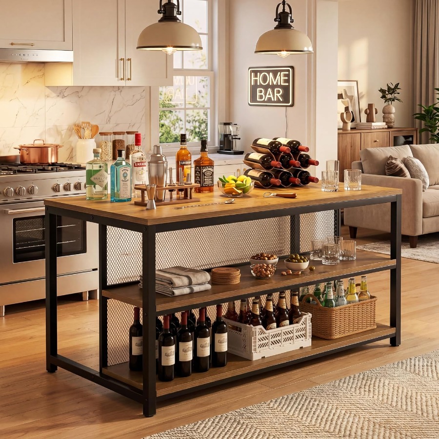 63 inçlik Bar Masası, Depolama - Home Bar Seating incelemesi ve fiyatı