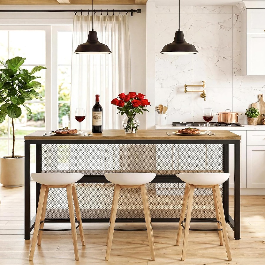 63 inçlik Bar Masası, Depolama - Home Bar Seating incelemesi ve fiyatı